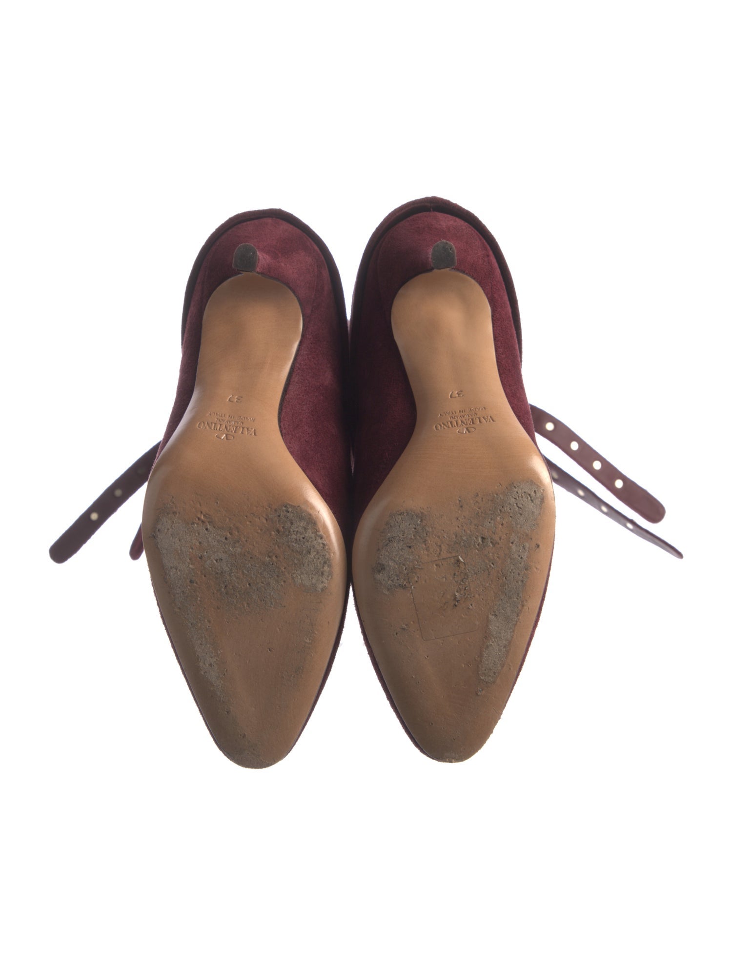 Valentino Suede Studded Accents Boots